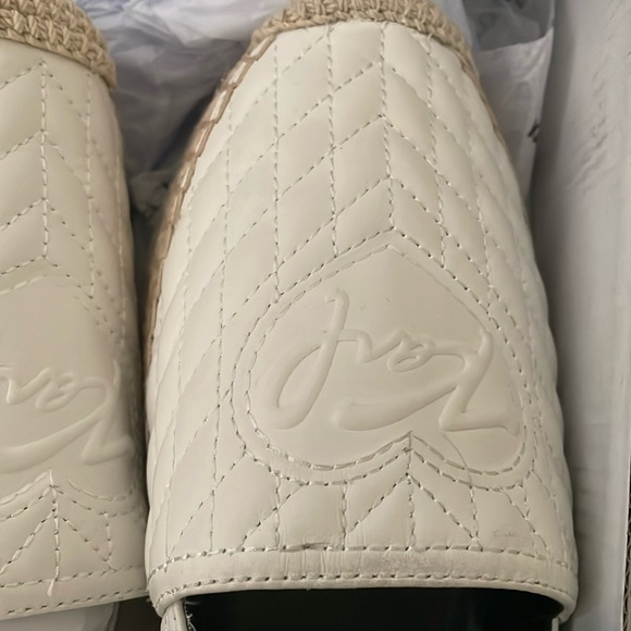 Karl Lagerfeld | Women's Carmen Quilted Espadrille | Ivory Yellow | Size5.5 - Picture 2 of 3